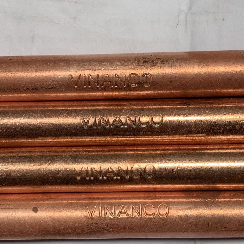 Cọc tiếp địa mạ đồng Vinanco D16 L2400mm, giải pháp tiếp địa hiệu quả an toàn