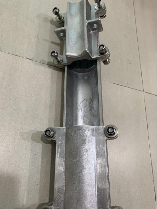 Khớp nối ống sợi thủy tinh, liên kết giữ trụ đở kim và ống sợi thủy tinh